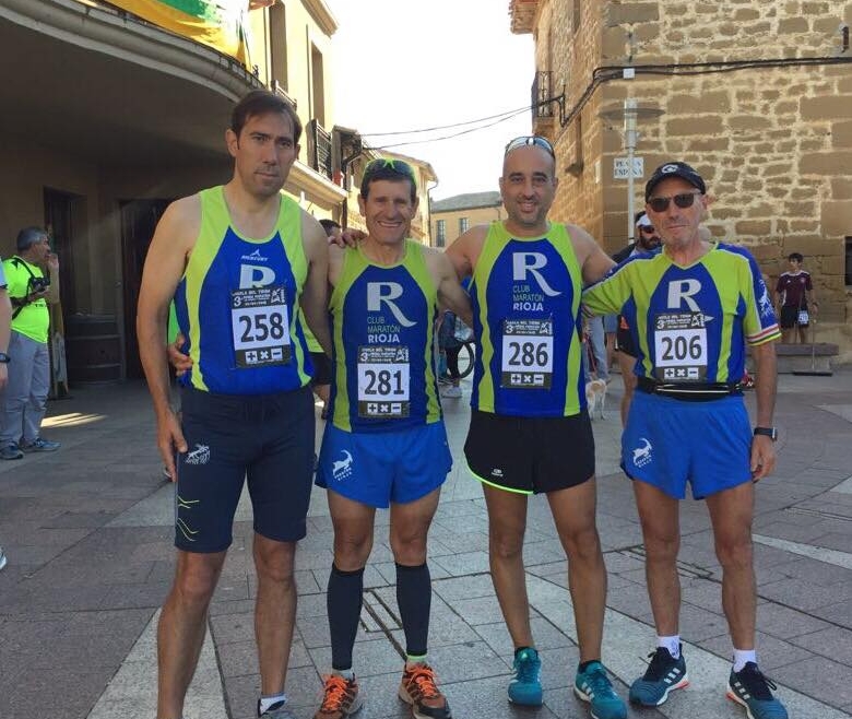 Cuatro compañeros se dieron cita en la III Media Maratón Hazlo del Tirón de tirgo.