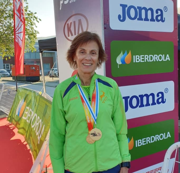 Maru Campeona de España de Media Maratón Master F60.