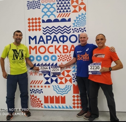 Tomás Alba,Ricardo López y Eugenio Rodríguez,nuestros grandes embajadores en Moscú.