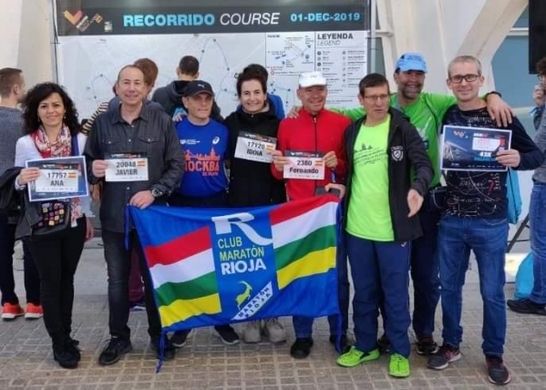 Alegre satisfacción que nos han traído nuestros compañeros del Maratón de Valencia.