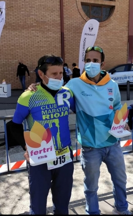 Raúl Lopez y Rafael Martínez nos traen dos triunfos por categorías del I Duatlón de Arnedo.