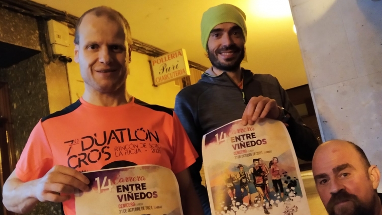Rubén Hernando presentó la 14ªCarrera Entre Viñedos ante el grupo Beer Runners Logroño.