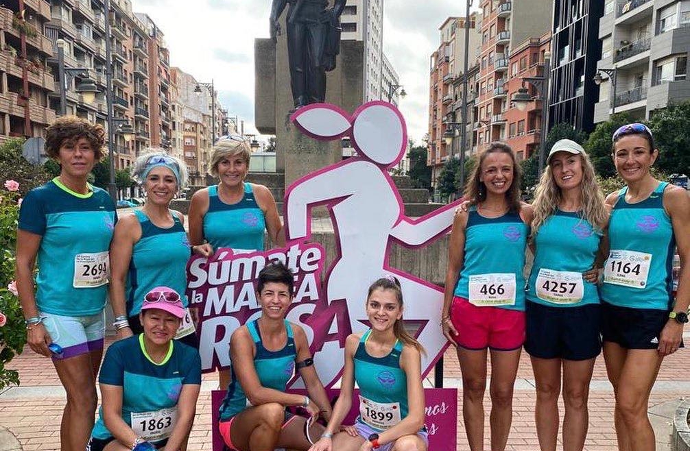 Nuestras compañeras arrasan en la Carrera de La Mujer de Logroño.