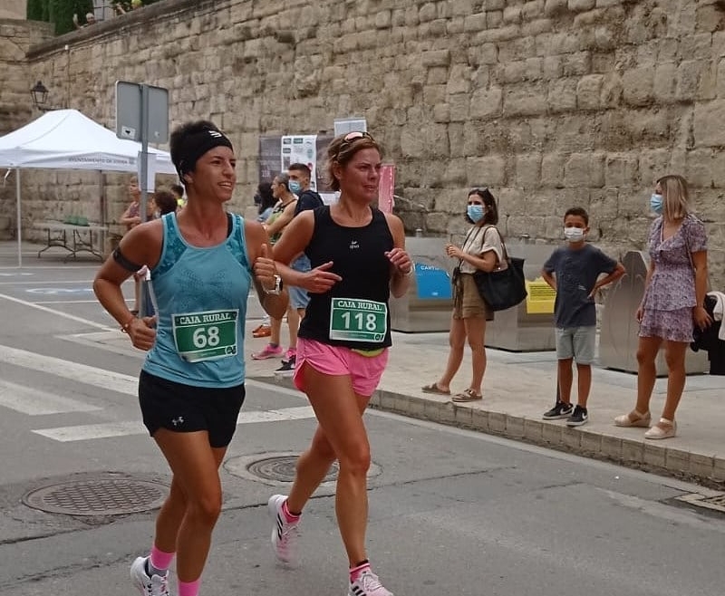 Raquel Espinosa segunda en la San Silvestre de Villamediana.