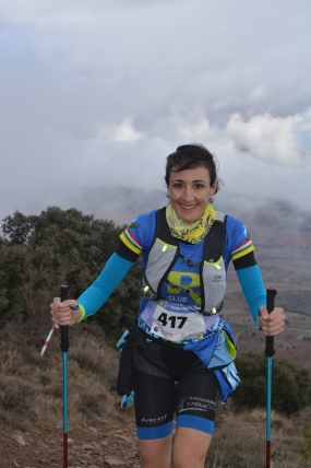 Elena Clavijo segunda en el Trail Huellas de Dinosaurio de Enciso.