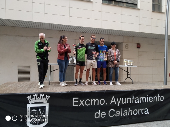 Tres podios Máster en la Carrera Popular Calahorra Ciudad de la Verdura.