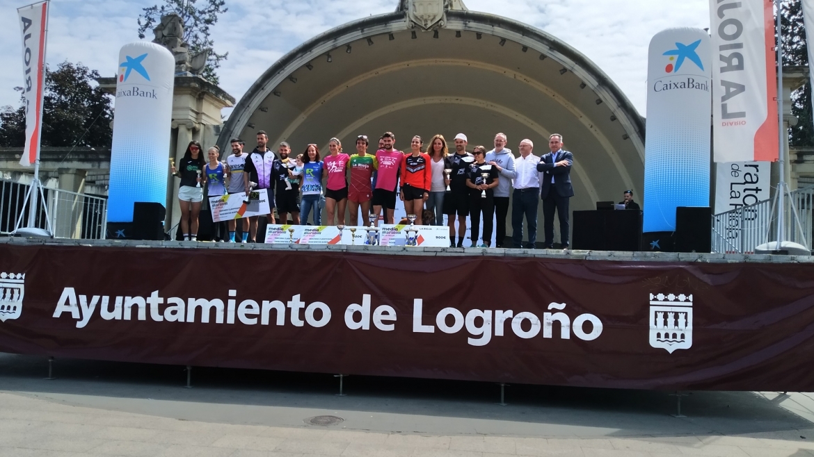 Gema Olave tercera en la Media Maratón de La Rioja y Lorena Herrera segunda en la carrera de 11 kilómetros