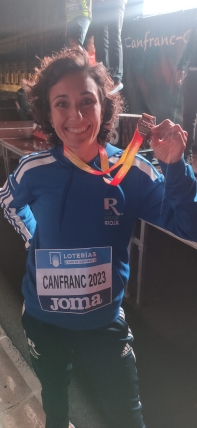 Elena Clavijo tercera F 45 en el Campeonato de España de Trail