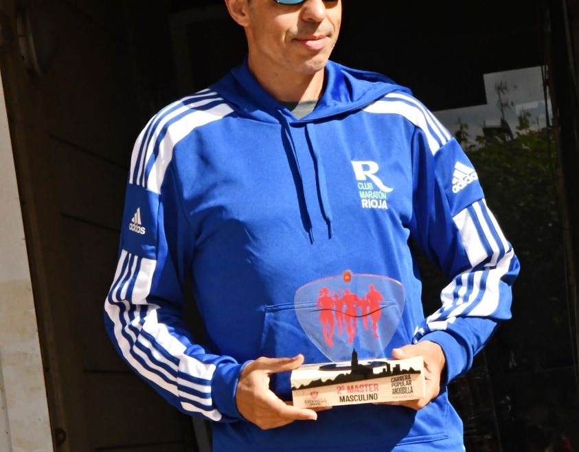 Raúl López segundo veterano en la Carrera Popular de Andosilla