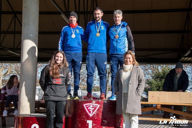 Siete podios con tres victorias en el Cross Ciudad de Logroño