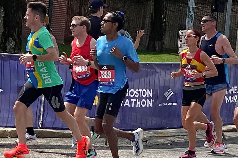 Gema Olave primera española y tercera F-45-49 en el Maratón de Boston